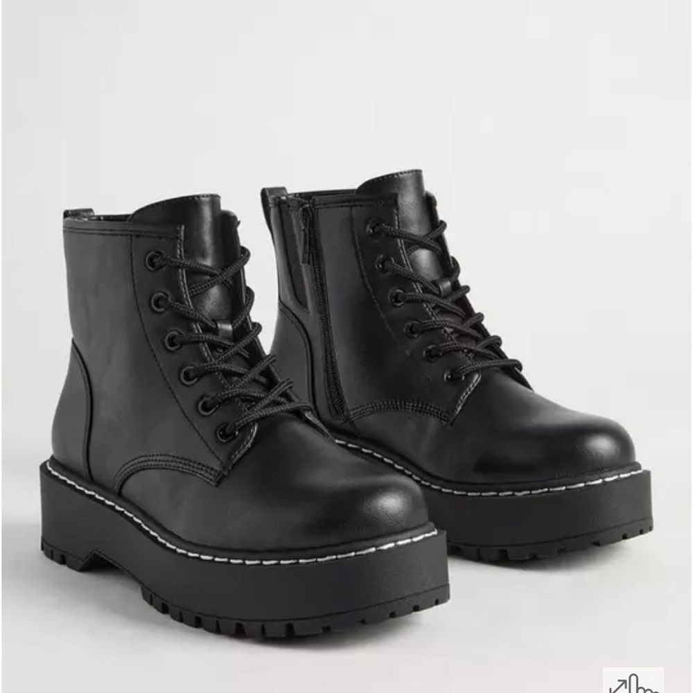 Torrid platform combat boots brand new